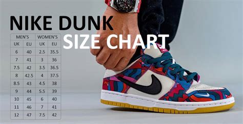 nike dunks low sizing|Nike dunk women size chart.